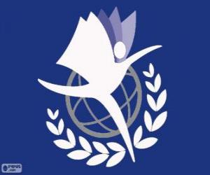 Puzzle Logo UNITAR, Ινστιτούτο των Ηνωμένων Εθνών για την Εκπαίδευση και την Έρευνα